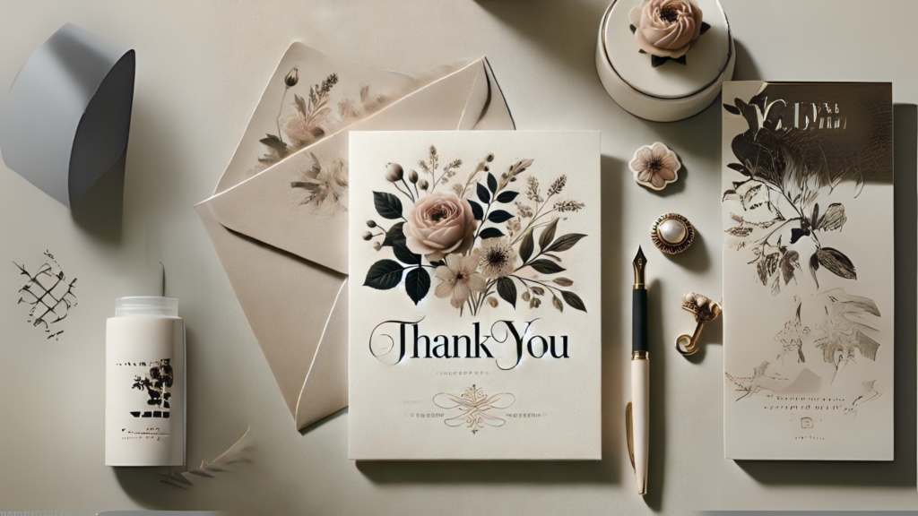 The Art of Custom Made Thank You Cards: A Personal Touch for Any Occasion